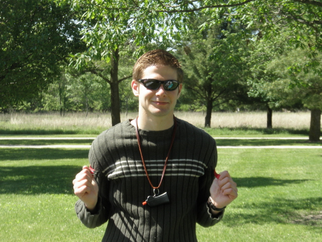 Matthew at our picnic. 